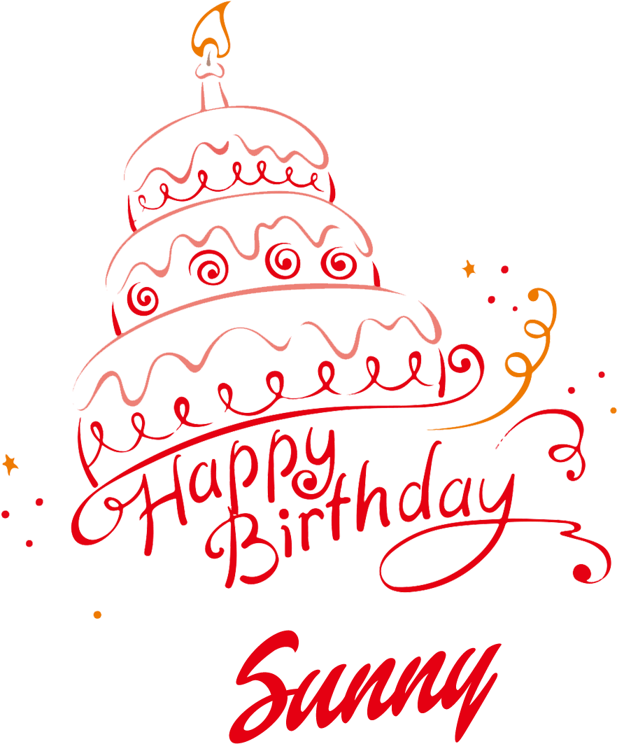 Sunny Happy Birthday Vector Cake Name Png Names - Happy Birthday Harpreet Cake (1920x1200), Png Download
