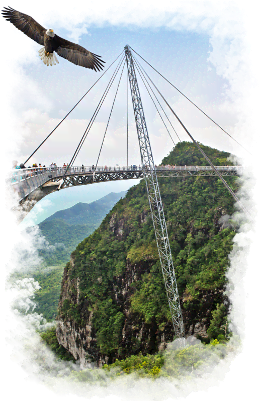 Homepage Skybridge - Langkawi Sky Bridge (534x800), Png Download