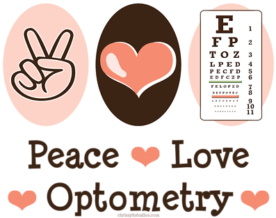 Peace Love Optometry Optometry Humor, Optometry Office, - Love For Badminton Quotes (400x400), Png Download