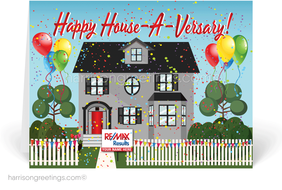 Happy Birthday To Your House Anniversary Cards For - Happy House Anniversary (946x704), Png Download