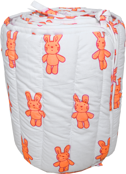 Bunny Rabbit Cot Bed Bumper - Infant Bed (750x750), Png Download