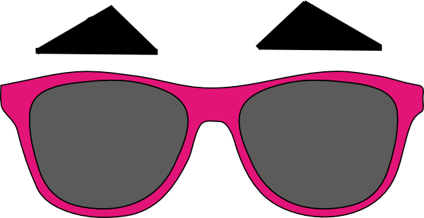 Spectacles Clipart Eyebrow - Sunglasses (600x309), Png Download