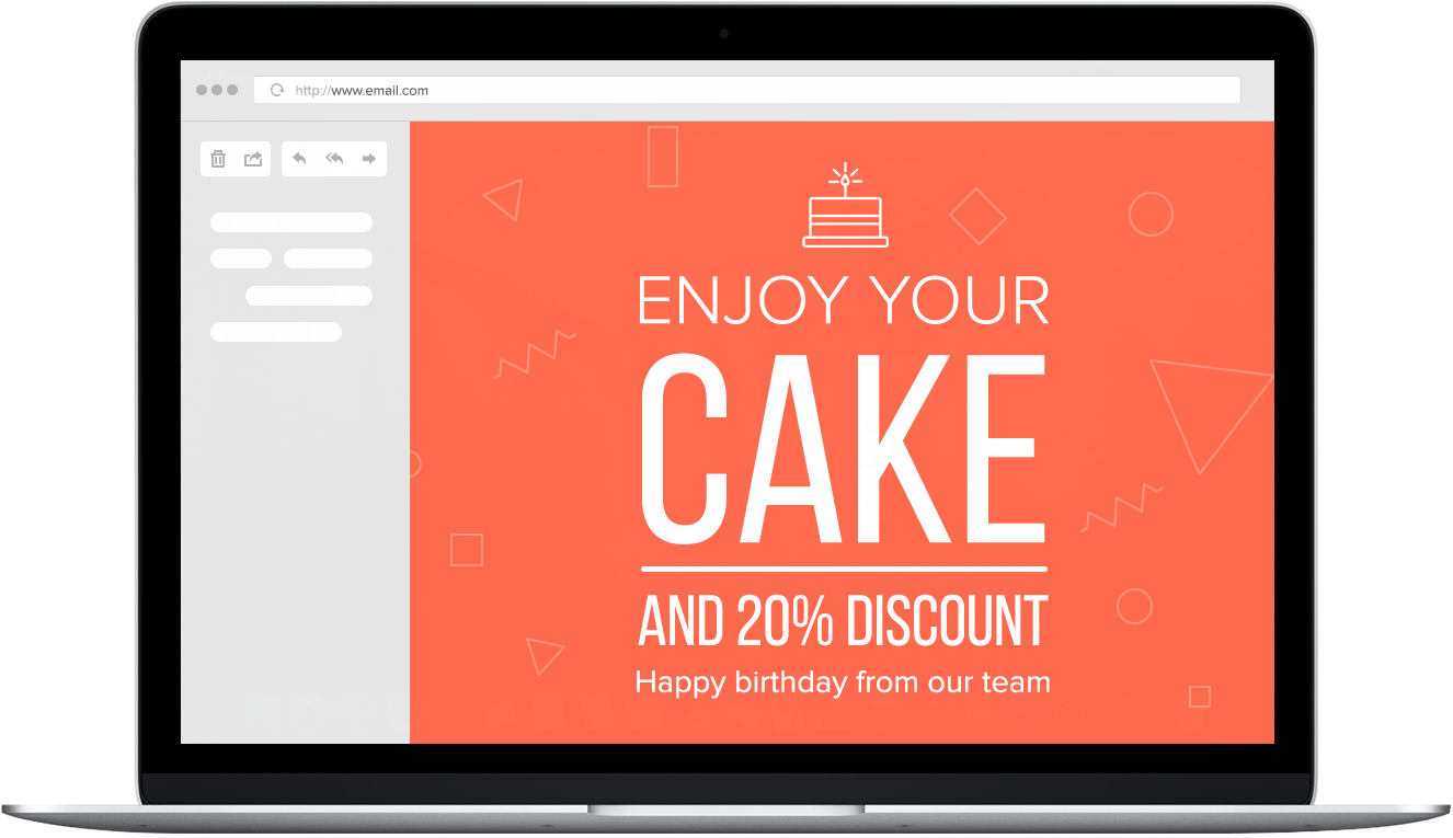 Automatic Emails For Birthdays & Name Days - Op Die Dag (818) (1450x1000), Png Download