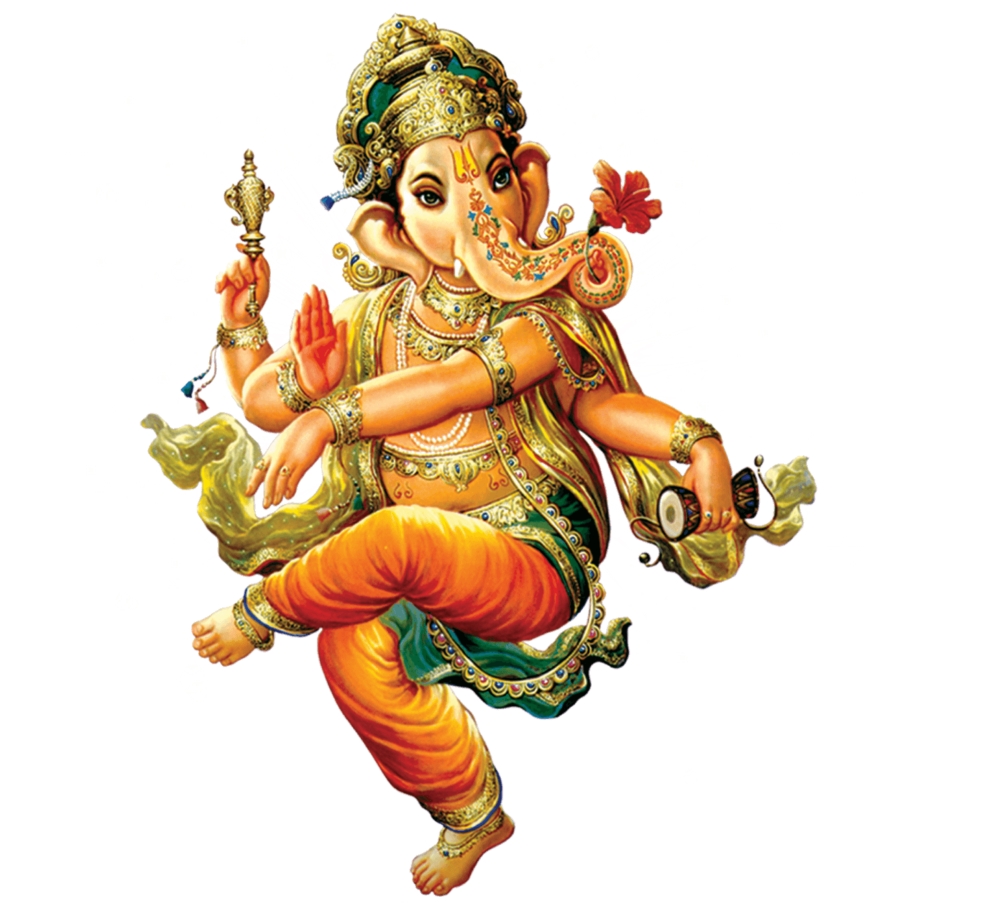 Jay Ganesh - Ganpati Hd Images Png (1497x1600), Png Download