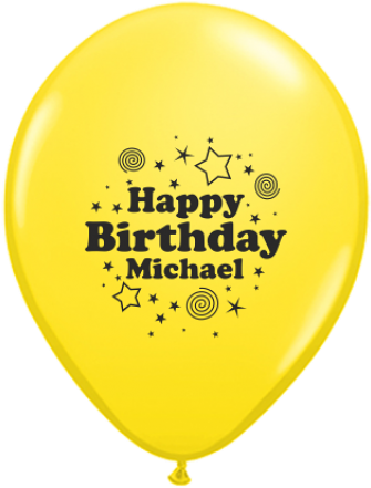 Luftballons Bedrucken Geburtstag - Fun Dots Personalized Stickers (440x440), Png Download