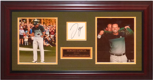 Autographed Sergio Garcia Photo - 2017 Masters Champion (500x500), Png Download