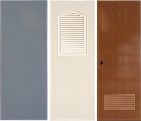 Polywood Pvc Door Photos - ประตู ห้องน้ำ สี ดำ (480x460), Png Download