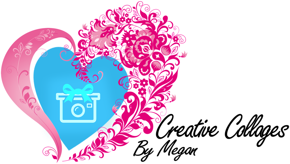 Creative Collages By Megan Offers A Wide Range Of Creative - Heart (1089x800), Png Download