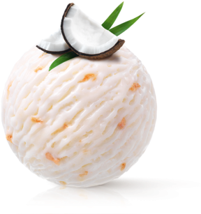 Coco “ - Kendo Ice Cream Coconut (600x360), Png Download