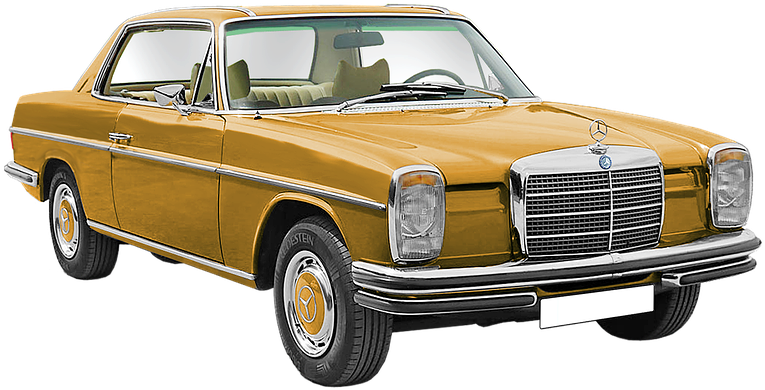 Mercedes Benz, The Dash 8, 250, Coupe, 6 Cyl - Mercedes-benz W114 (960x403), Png Download