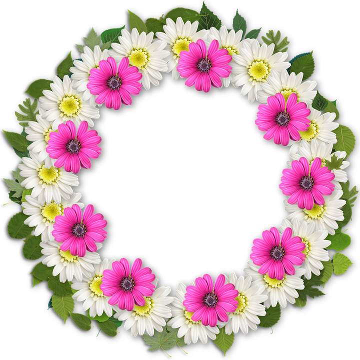 Frame, Scrapbook, Photoshop, Romantic, Flowers, Nature - Photoshop Flowers (720x720), Png Download