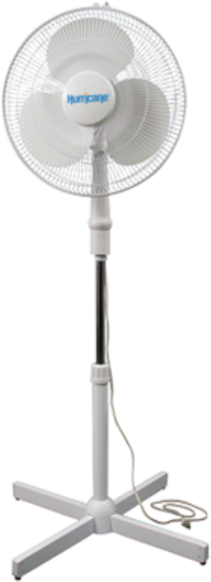 Hurricane 736507 Supreme Oscallating Stand Fan 16 Inch - Ecoplus 16 Inch Wall Mount Fan 736505 (1200x1200), Png Download
