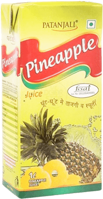 Patanjali Pineapple Juice 1 Ltr (433x490), Png Download