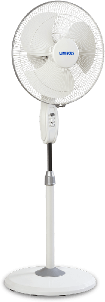 400 Mm Mojo Plus Hs White - Mechanical Fan (672x672), Png Download