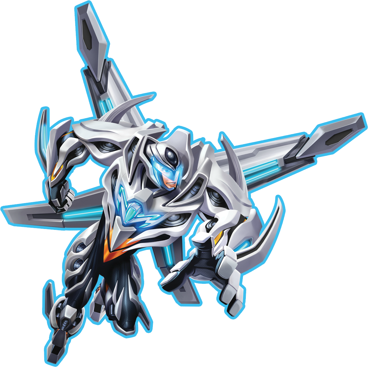 Max Turbo Sticker - Max Steel Sonic Flight Mode (1245x1255), Png Download