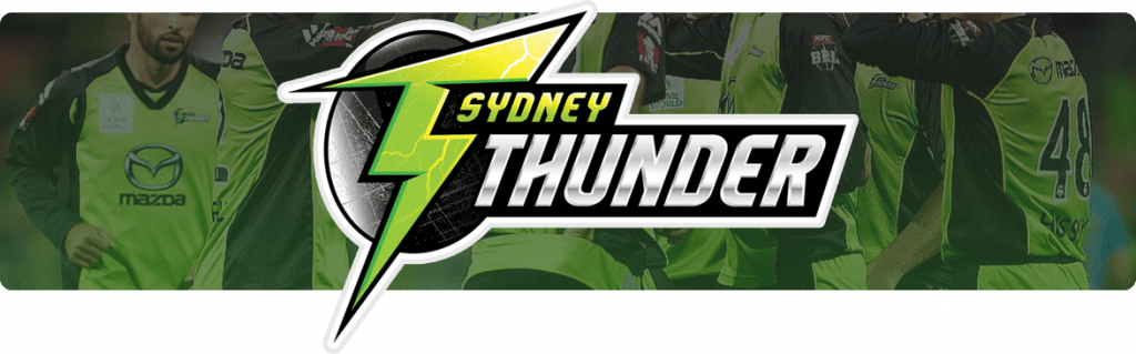 Sydney Thunder Bbl Odds - Sydney Thunder (1024x319), Png Download