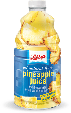 Pineapple - Libby's 100% Pineapple Juice - 64 Fl Oz Bottle (500x500), Png Download