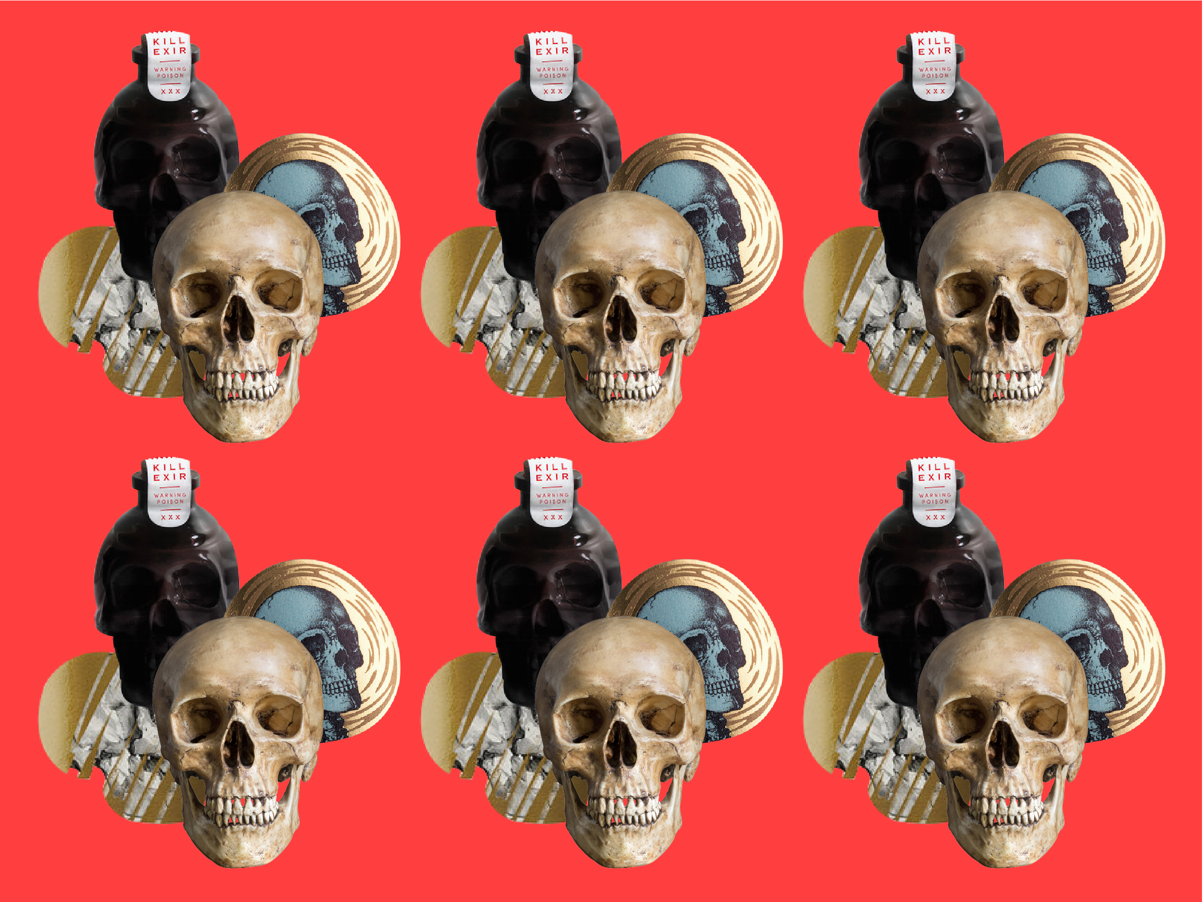 Skulls Have Been Used Throughout Time As Iconic Symbols - Dieline (2400x1800), Png Download