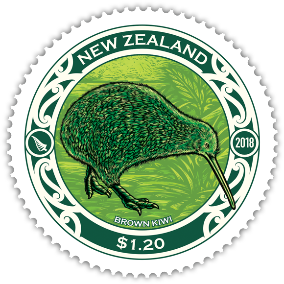 Of The Round Kiwis - Postage Stamp (600x600), Png Download