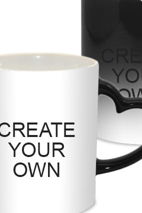 Create Your Own Heart Handle Black Magic Mug - Samsung J16 Back Cover (284x426), Png Download