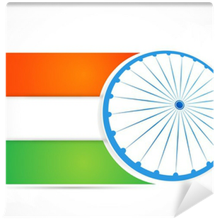 Indian Independence Day/ Republic Day Background With - Circle (400x400), Png Download