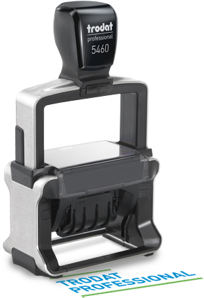 Trodat 5460 Self Inking Stamp (320x442), Png Download