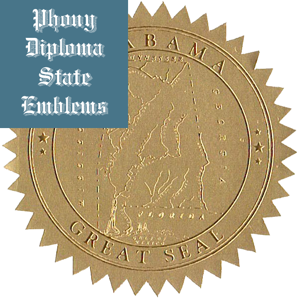 Phony Diploma Gold Foil State Seals And Emblems - Young Living Convention 2019 (600x600), Png Download
