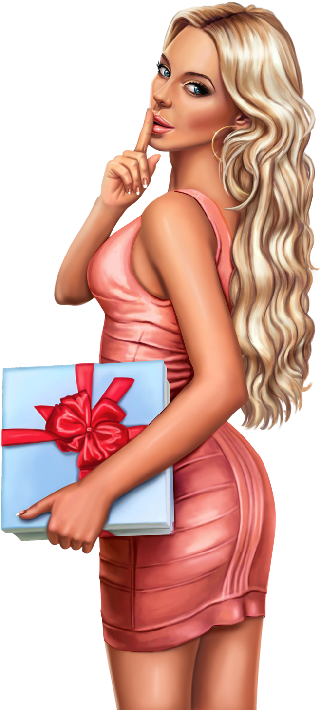 Christine Staniforth ♛༻ Girl Illustrations, Illustration - Christine Staniforth Sexy Pinup (790x1500), Png Download
