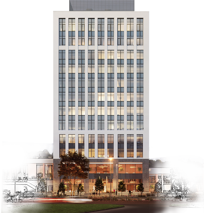 Gf M 1 2 3 4 5 6 7 8 9 - Office Building Png (837x873), Png Download