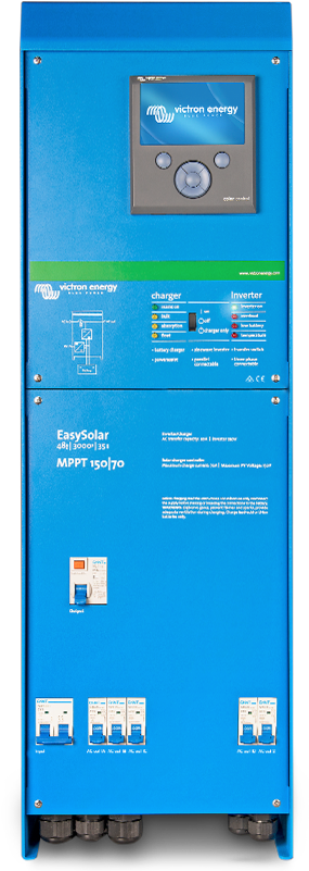 Easysolar - Easysolar - Easysolar 24 3000 70 Mppt 150 70 Color Control (720x800), Png Download