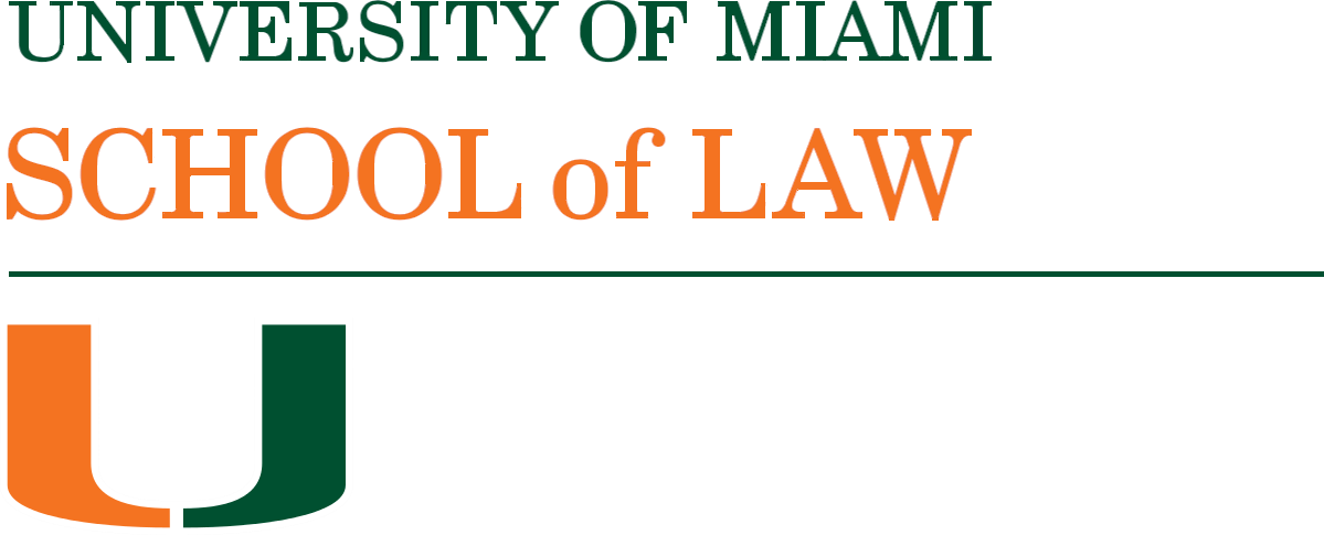 University Of Miami Law Logo - University Of Miami Law (1199x485), Png Download