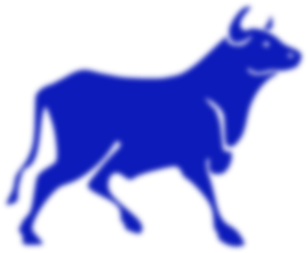 Small - Bull Clipart (600x492), Png Download