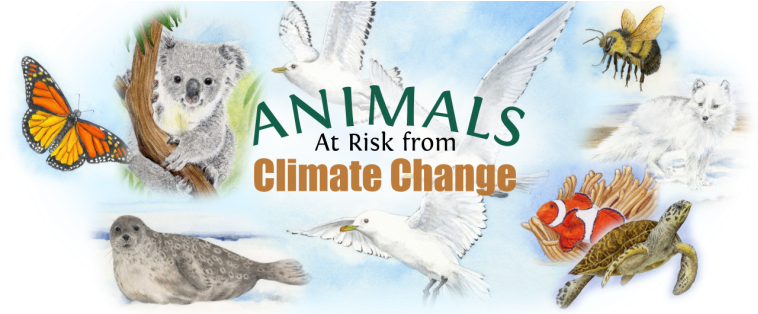 Animals At Risk From Climate Change Poster - Climate Change And Wildlife (770x313), Png Download