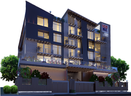 Malleshwaram - Apartment (450x400), Png Download