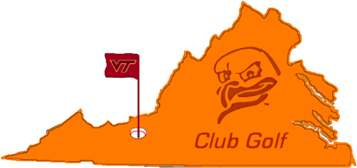 Vt Club Golf - Virginia State Clip Art (717x717), Png Download