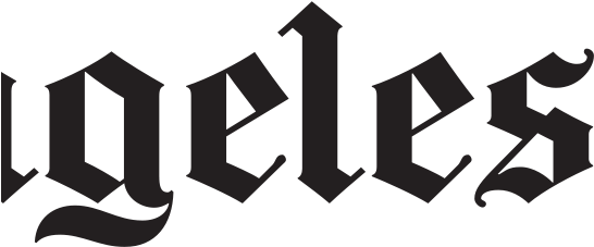 2000px Los Angeles Times Logo - Los Angeles Times Logo (570x251), Png Download