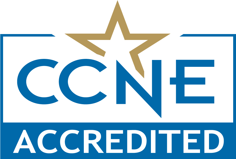 The Baccalaureate, Master's, And Dnp Program At The - Ccne Accredited Logo (927x620), Png Download