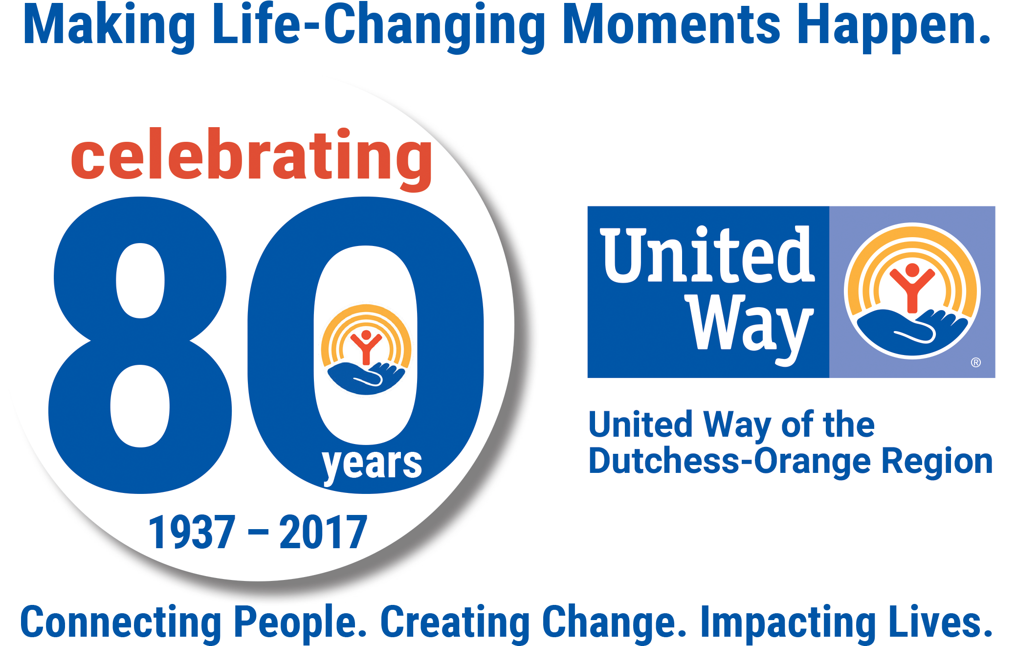 Donate Now To Support 80 Years Of United Way For Celebration - United Way Of Tarrant County Logo (2307x1450), Png Download