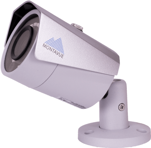 A Picture Of A 4mp Ip Security Camera - Closed-circuit Television (630x726), Png Download