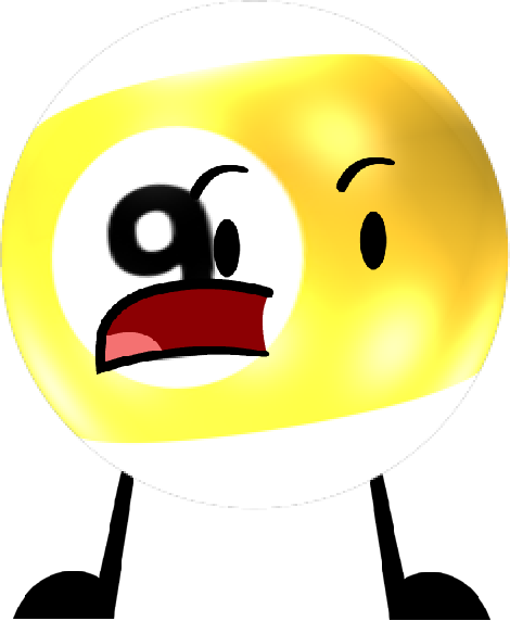 Ball 9 Pose - Object Show 9 Ball (470x572), Png Download