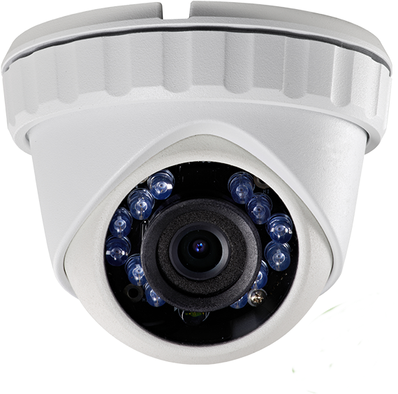 1mp Tvi Hd Over Analog Turret Security Camera 24 Ir - Lt Security Platinum Hd-tvi 2.1 Megapixel Turret Camera (600x600), Png Download