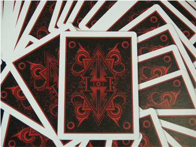 Bicycle Oblivion Deck Red (400x400), Png Download