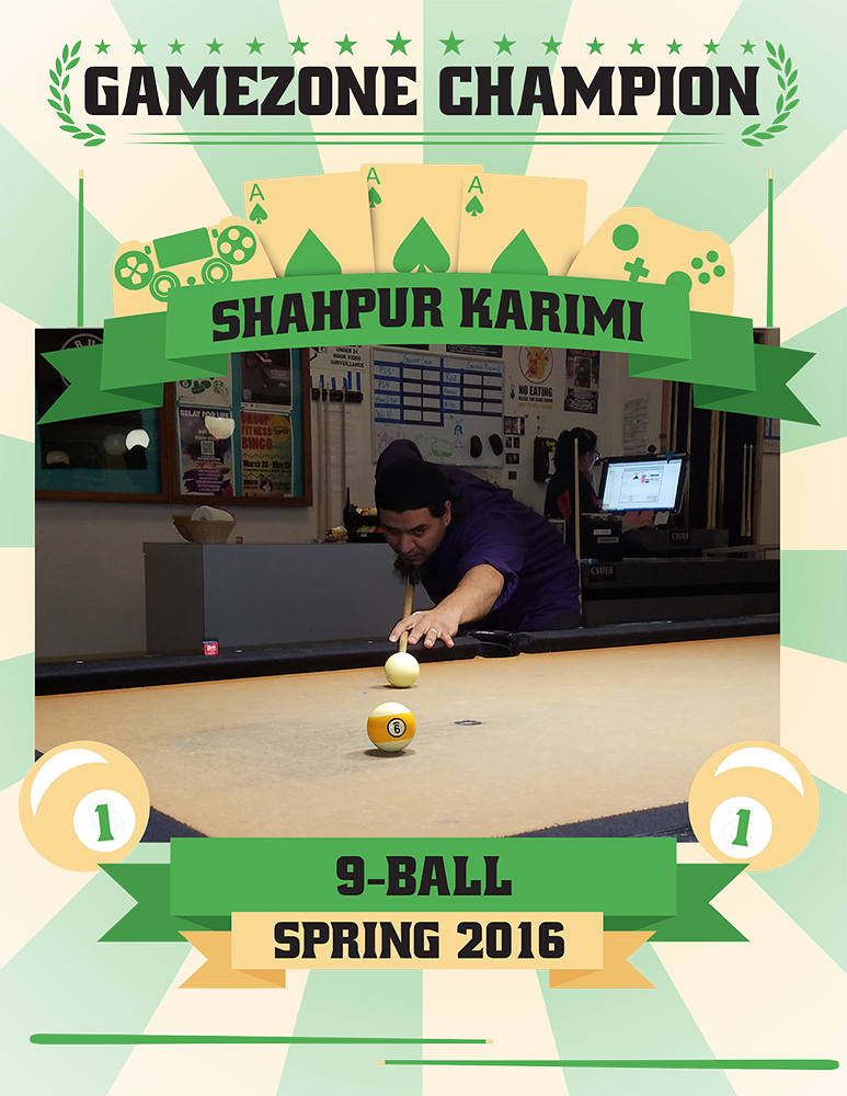 9-ball Champion Shahpur Karimi - Poker (773x1000), Png Download