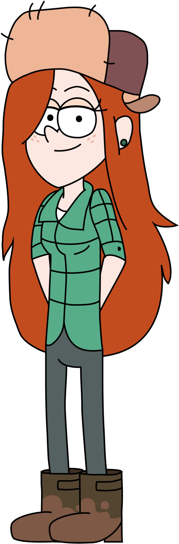 Wendy Corduroy - Personajes De Gravity Falls (900x1890), Png Download