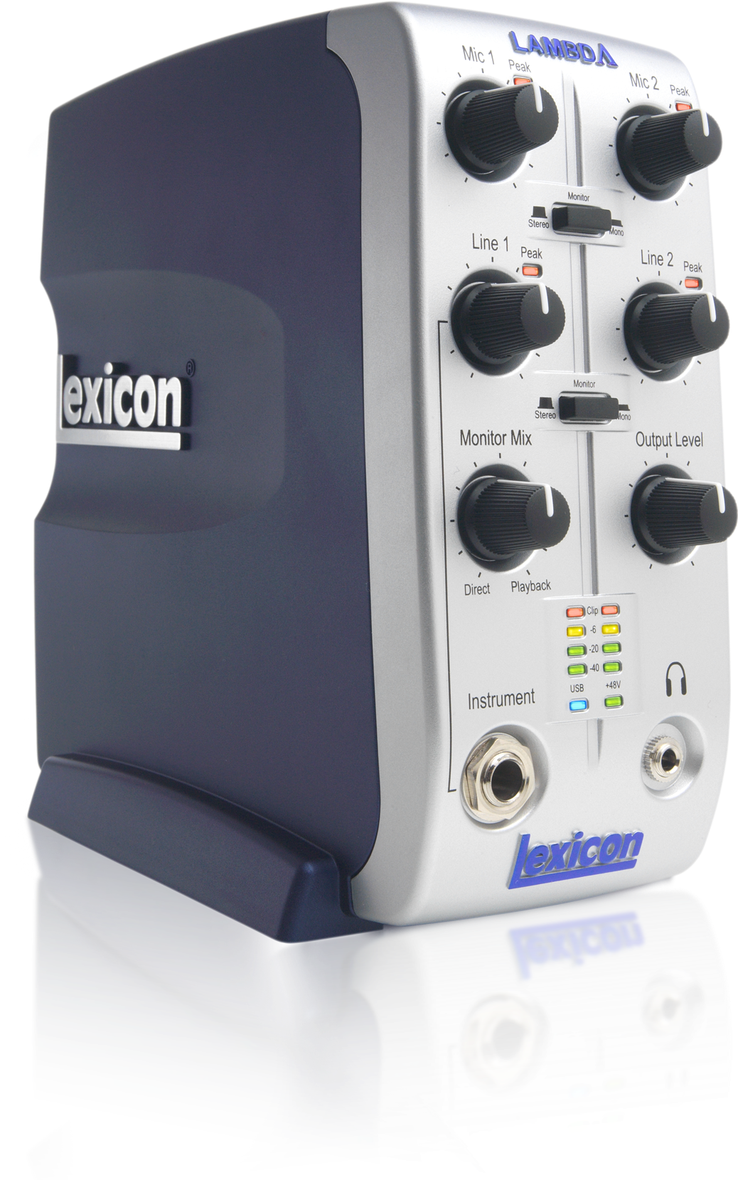 4x2x2 Desktop Recording Studio - Lexicon - Lambda Usb Audio/midi Recording Studio (1143x1769), Png Download