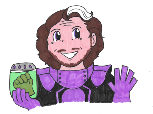 I Drew Dr Falkenstein From Urban Rivals Aka 'i'm Pretty - Dr. Yuri Falkinstein, Md (500x438), Png Download