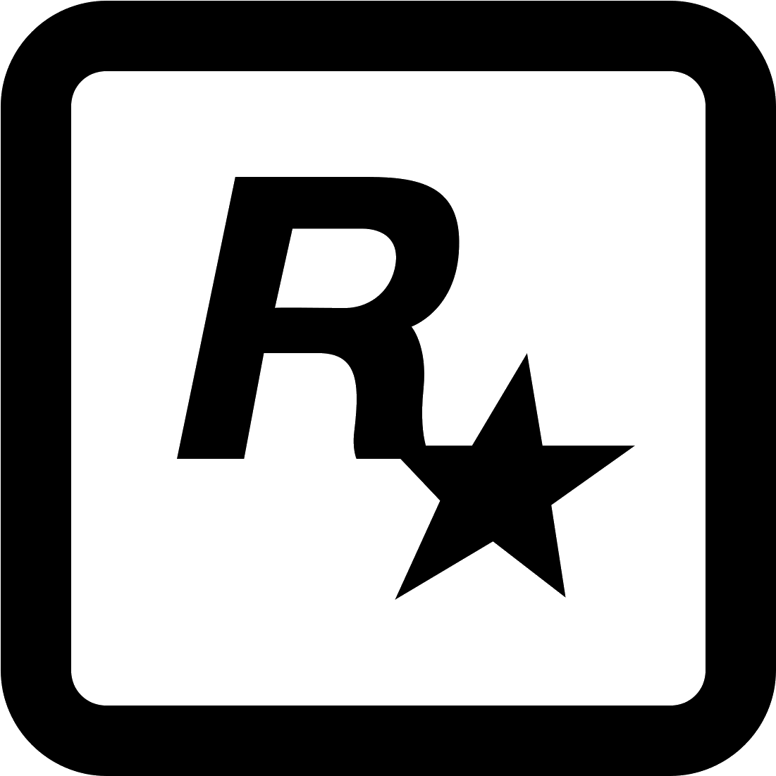 Rockstar Games Icon - Rockstar Games Logo Png (1600x1600), Png Download