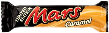 Mars Caramel Bar - Mars Limited Edition Caramel 45g (400x400), Png Download