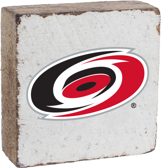 Carolina Hurricanes Rustic Block - Carolina Hurricanes Round (600x600), Png Download