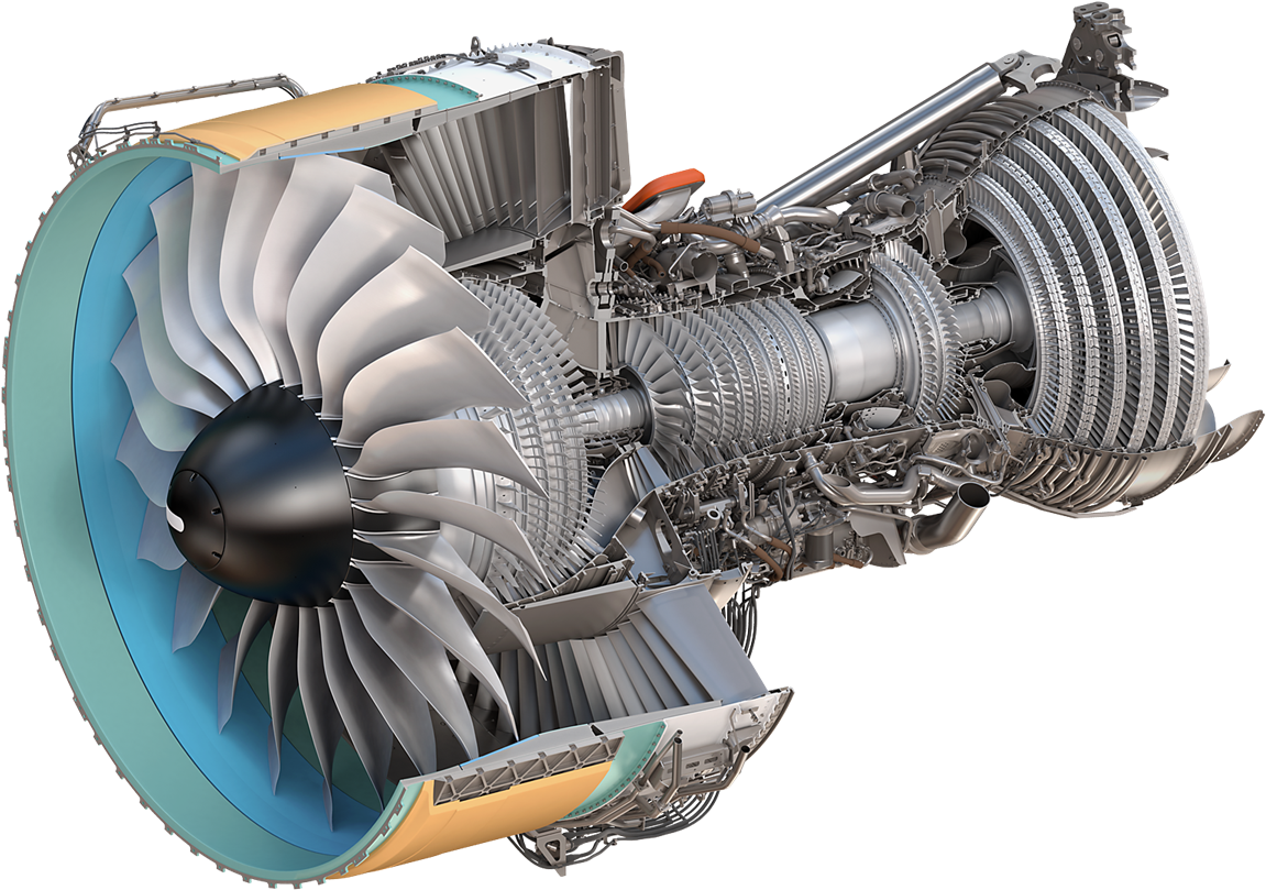 Visit - Trent 700 Cross Section (1500x893), Png Download